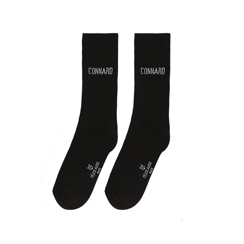 FÉLICIE AUSSI Chaussettes Connard Noir