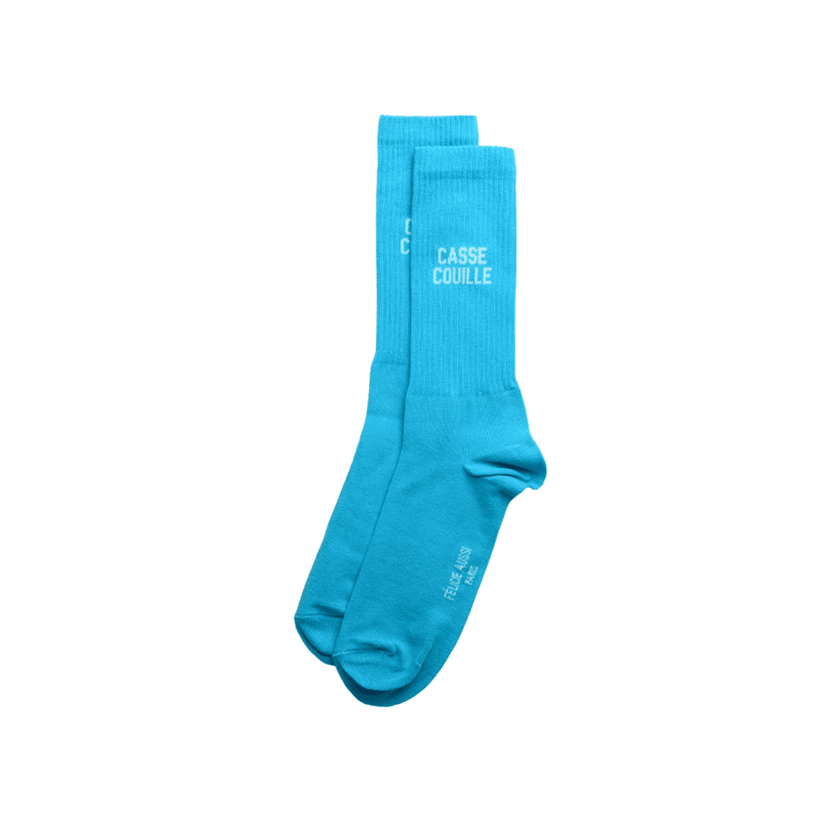 FÉLICIE AUSSI Chaussettes Casse-couille Turquoise