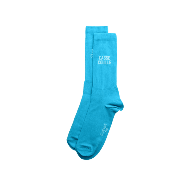Félicie aussi Chaussettes CASSE-COUILLE coloris turquoise