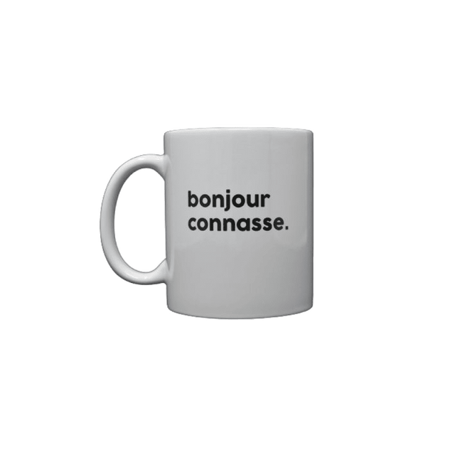 Félicie aussi Mug BONJOUR CONNASSE coloris blanc