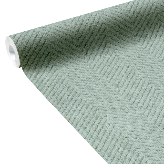 Papier peint intissé BABETH coloris vert de gris