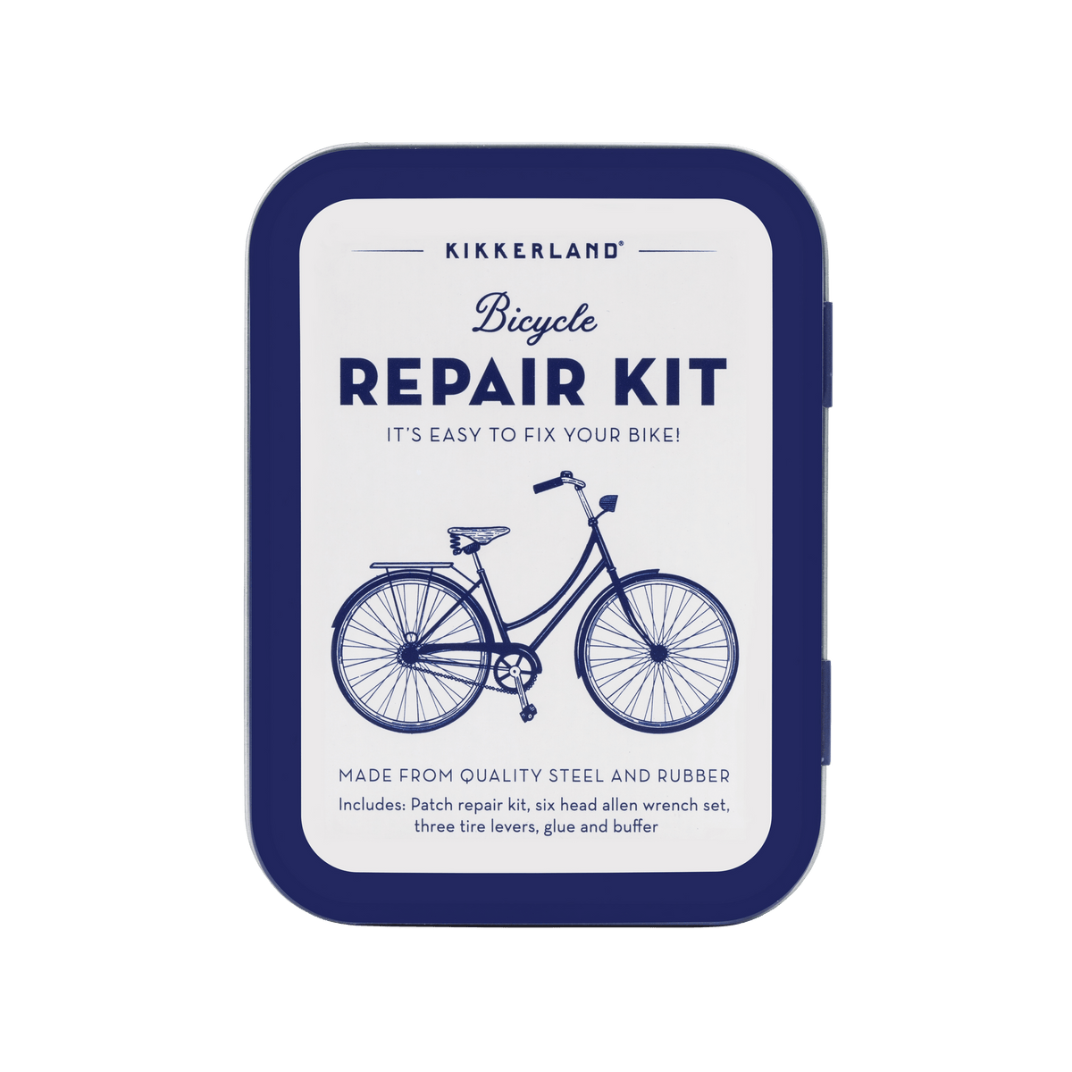 KIKKERLAND Kit Réparation vélo Blanc