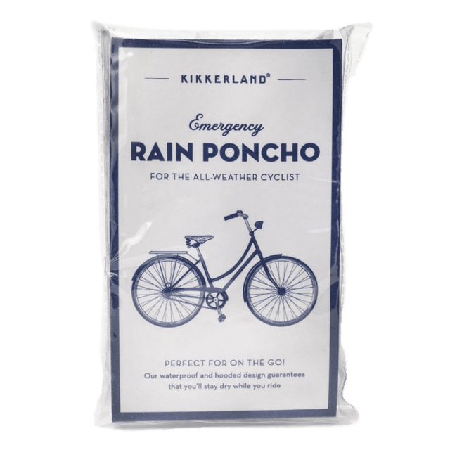 Kikkerland Veste SOS PONCHO coloris blanc