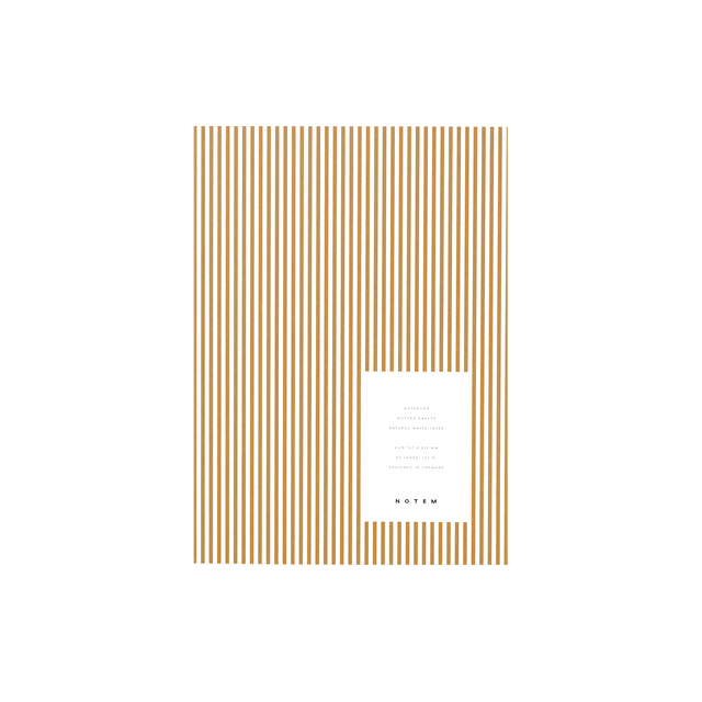 NOTEM Carnet VITA MEDIUM coloris ocre