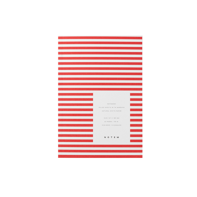 NOTEM Carnet VITA coloris rouge