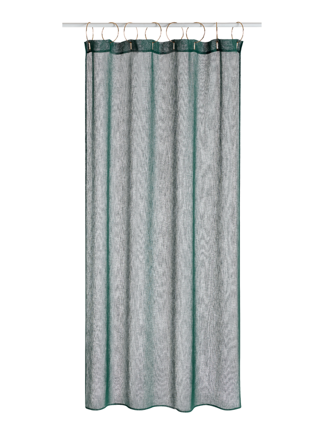 Voilage IRIBE coloris émeraude 140 x 240 cm