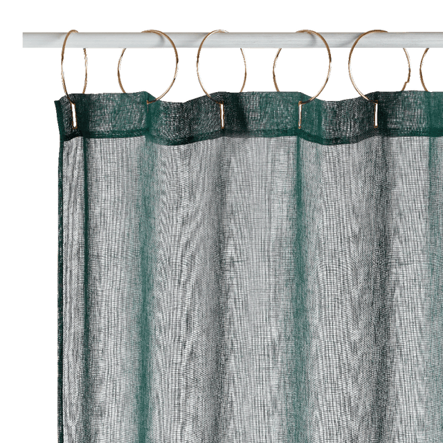Voilage IRIBE coloris émeraude 140 x 240 cm