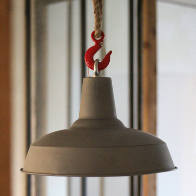 Suspension Cargo Gris foncé et rouge
