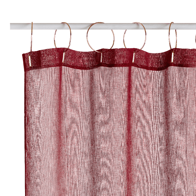 Voilage IRIBE coloris marsala 140 x 240 cm