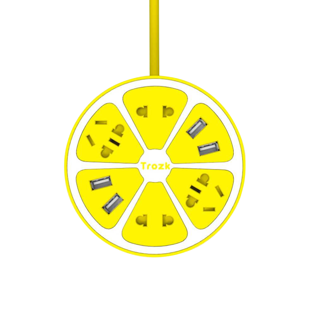 TROZK Chargeur Agrume Jaune