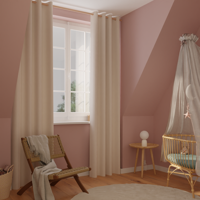 Rideau occultant Gloom Écru