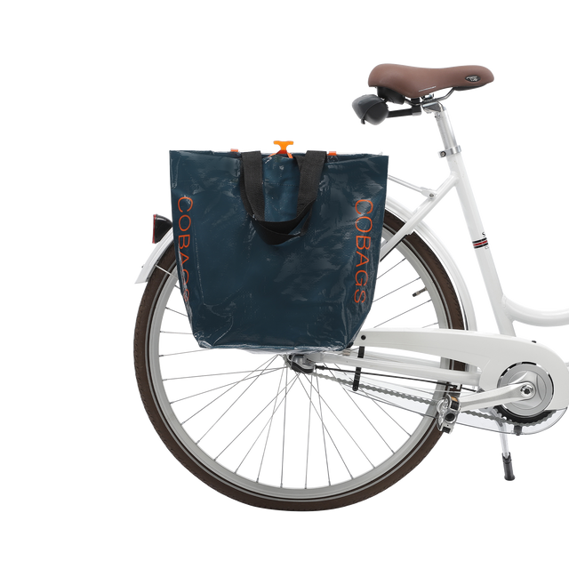 COBAGS Sacoche vélo CABAS PORTE BAGAGES coloris bleu