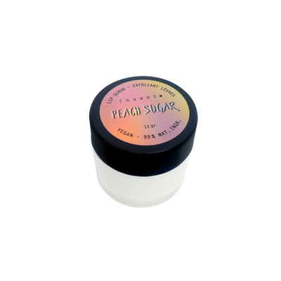 INUWET Gommage visage Exfoliant levres - peche Rose Peche 12G
