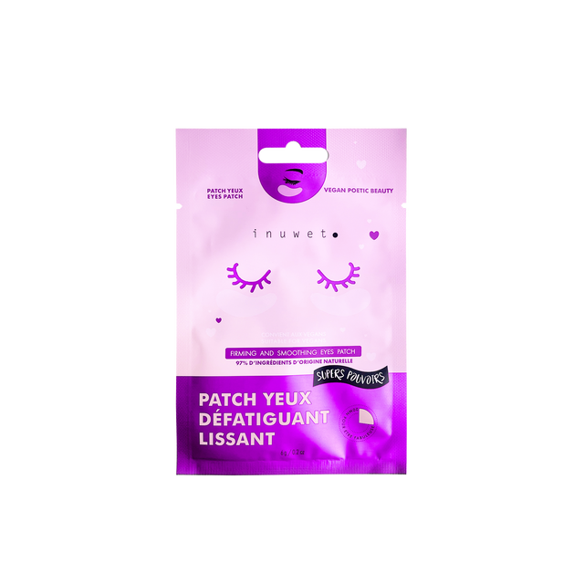 Inuwet Masque PATCH POUR LES YEUX / DÉFATIGUANT LISSANT
