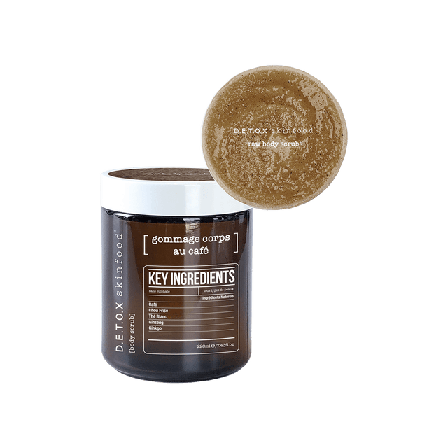 D.E.T.O.X Skinfood Gommage corps CAFÉ café