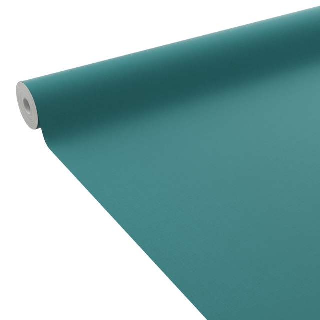 Papier peint intissé MALYA coloris bleu canard