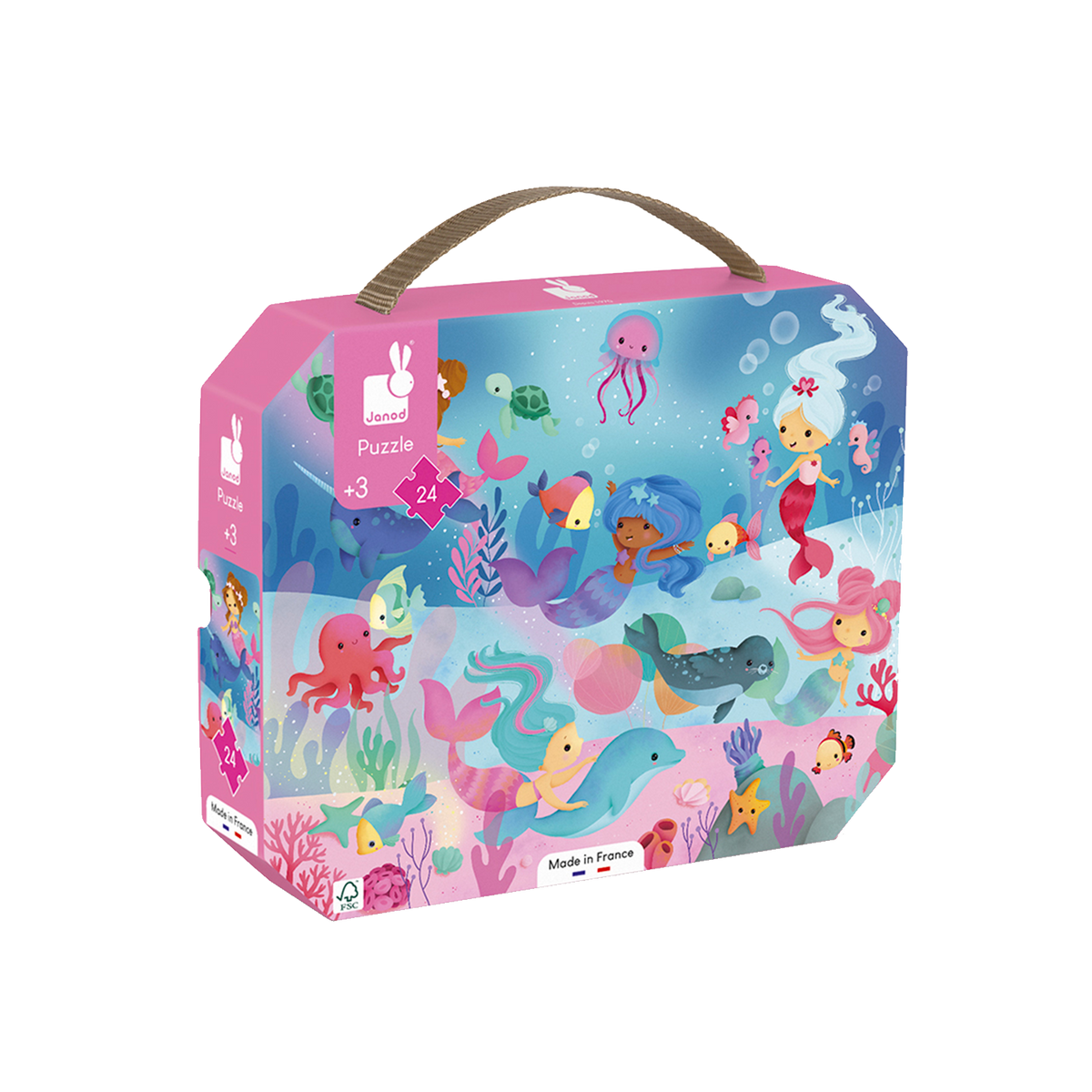 JANOD Puzzle Sirenes Rose