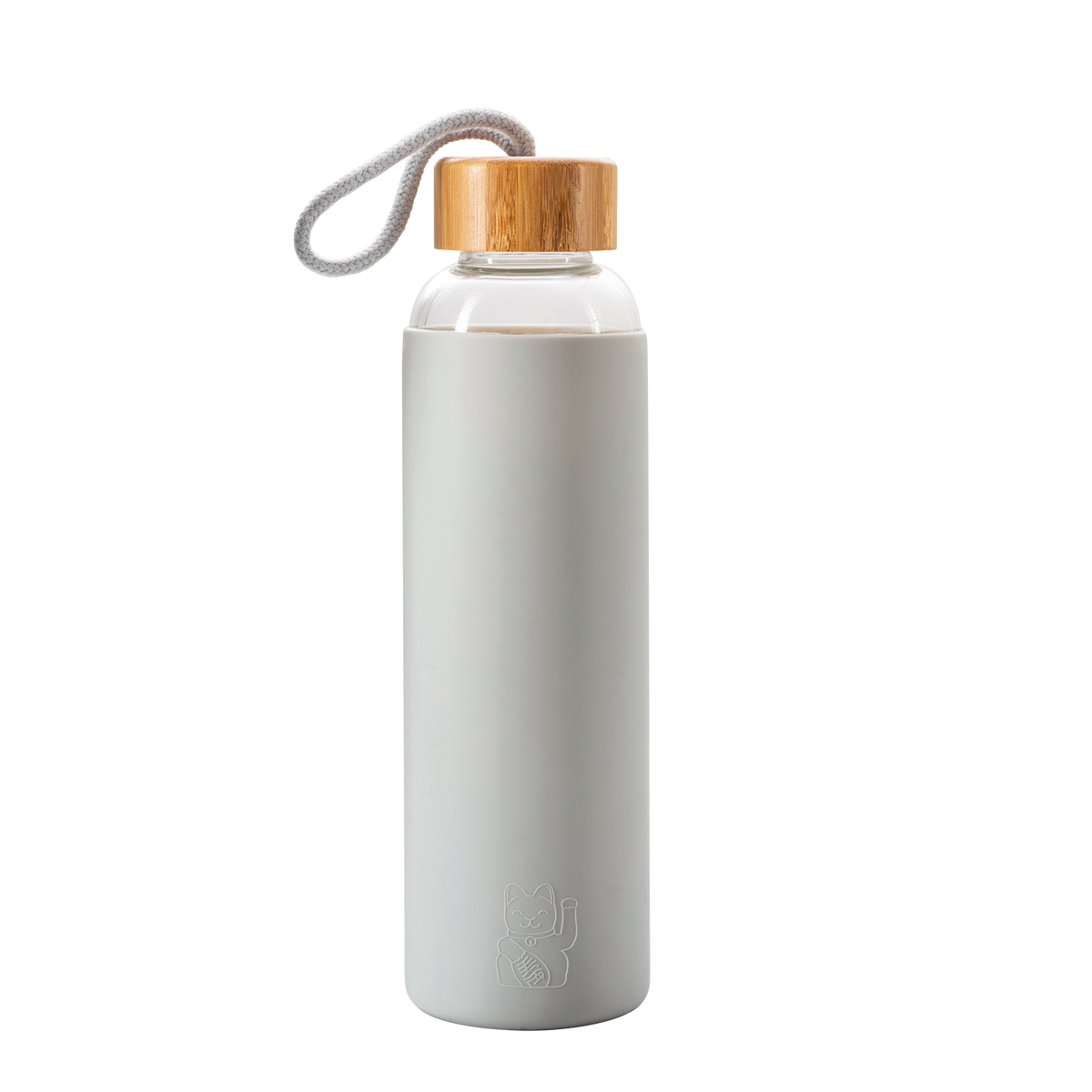 DONKEY Gourde Maneki neko Gris 500ML