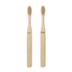 KIKKERLAND Brosse à dents X2 bambou elle&lui Bois