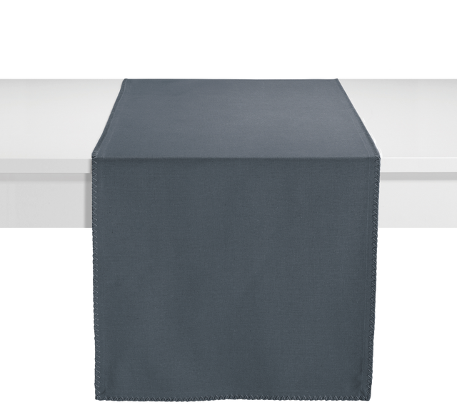 WINKLER Chemin de table DELIA coloris anthracite 45 x 170 cm