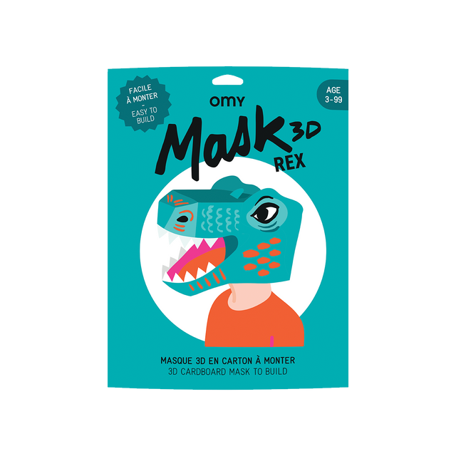 OMY Déguisement 3D MASQUE - REX