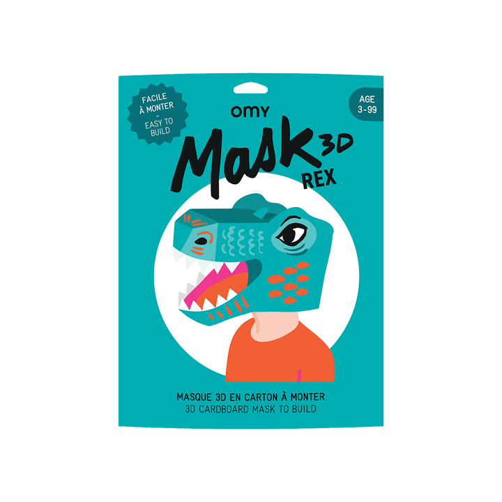 OMY Déguisement 3d masque - rex 