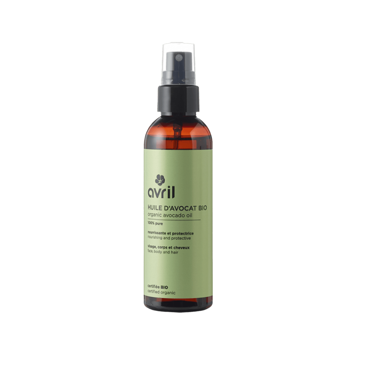 AVRIL Huile corps et visage Huile végétale d'avocat Vert Avocat 100ML