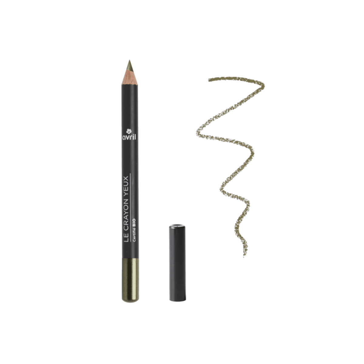 AVRIL Crayon yeux Vert camouflage Kaki 1G