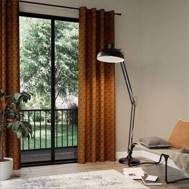 Rideau OSSIDO coloris camel 140 x 260 cm