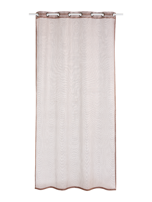 Voilage COOPER coloris cuivre 140 x 260 cm