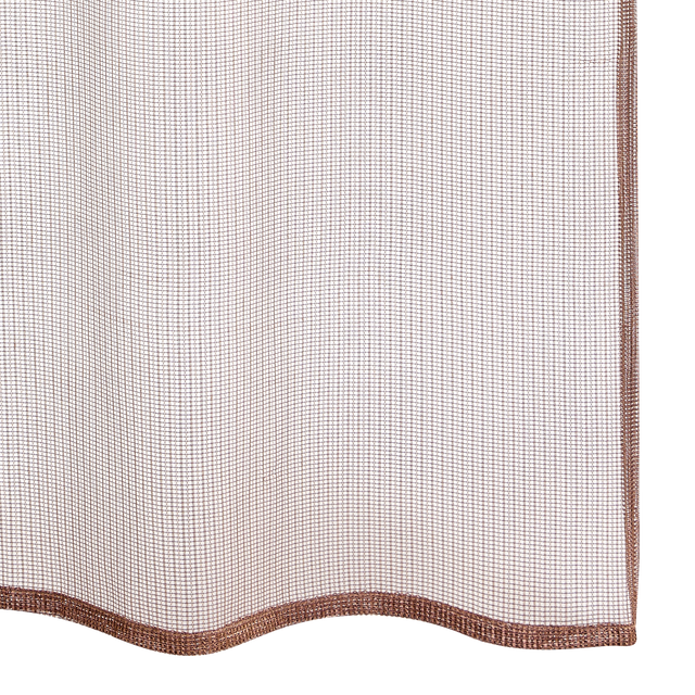 Voilage COOPER coloris cuivre 140 x 260 cm