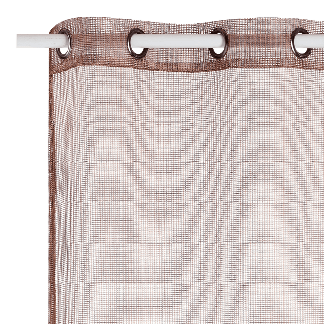 Voilage COOPER coloris cuivre 140 x 260 cm