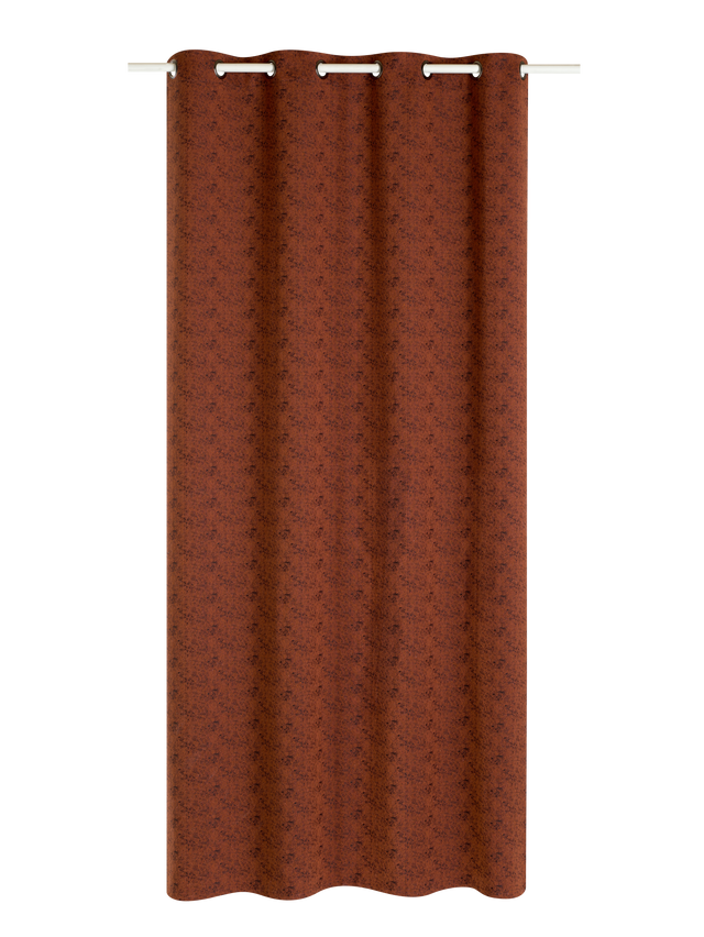 Rideau OSSIDO coloris brique 140 x 260 cm