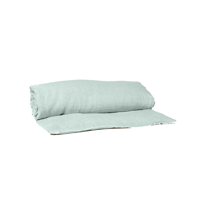 Haomy Housse d'édredon VITI coloris céladon