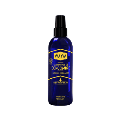 WAAM Soin visage Eau florale de concombre Bleu Concombre 200ML