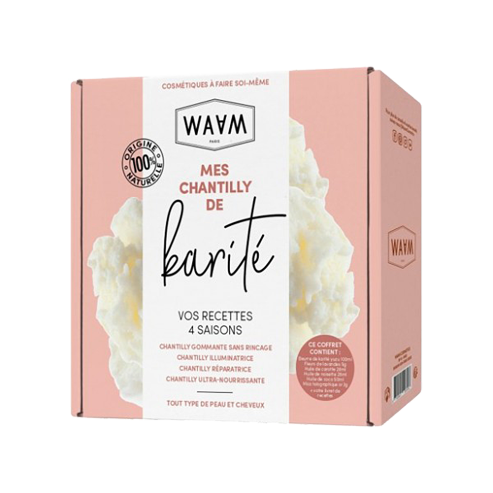 WAAM Coffret cosmétique Mes chantilly de karite 4 saisons Rose Karite 214ML