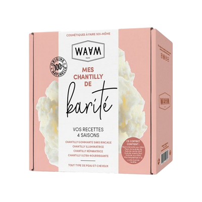 WAAM Coffret cosmétique Mes chantilly de karite 4 saisons Rose Karite 214ML
