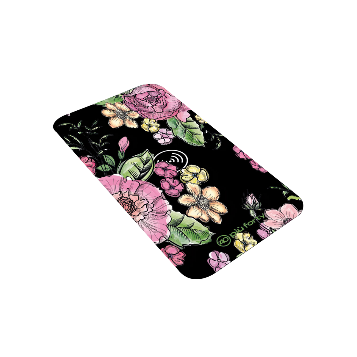 PIU FORTY Chargeur Chargeur induction - fleuris Noir