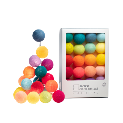 LA CASE DE COUSIN PAUL Guirlande lumineuse L'original tao tong Multicolore