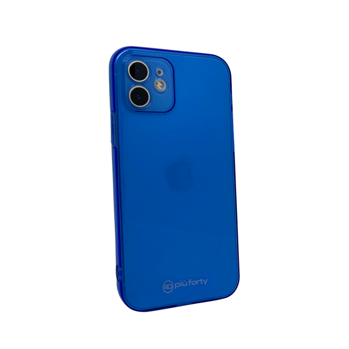PIU FORTY Coque de téléphone Coque tpu iphone 12 bleu fluo Bleu