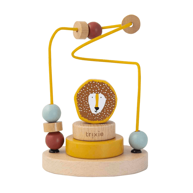 Trixie Baby Jeu d'éveil LABYRINTHE À PERLE MR. LION