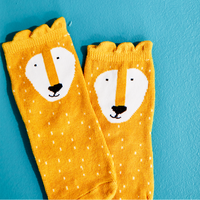TRIXIE BABY Chaussettes Mr lion Jaune