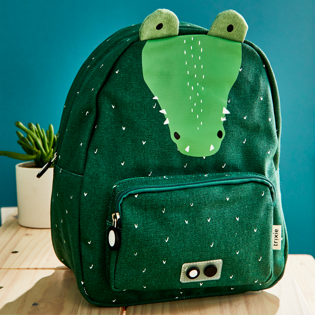 TRIXIE BABY Sac à dos Mr. crocodile Vert