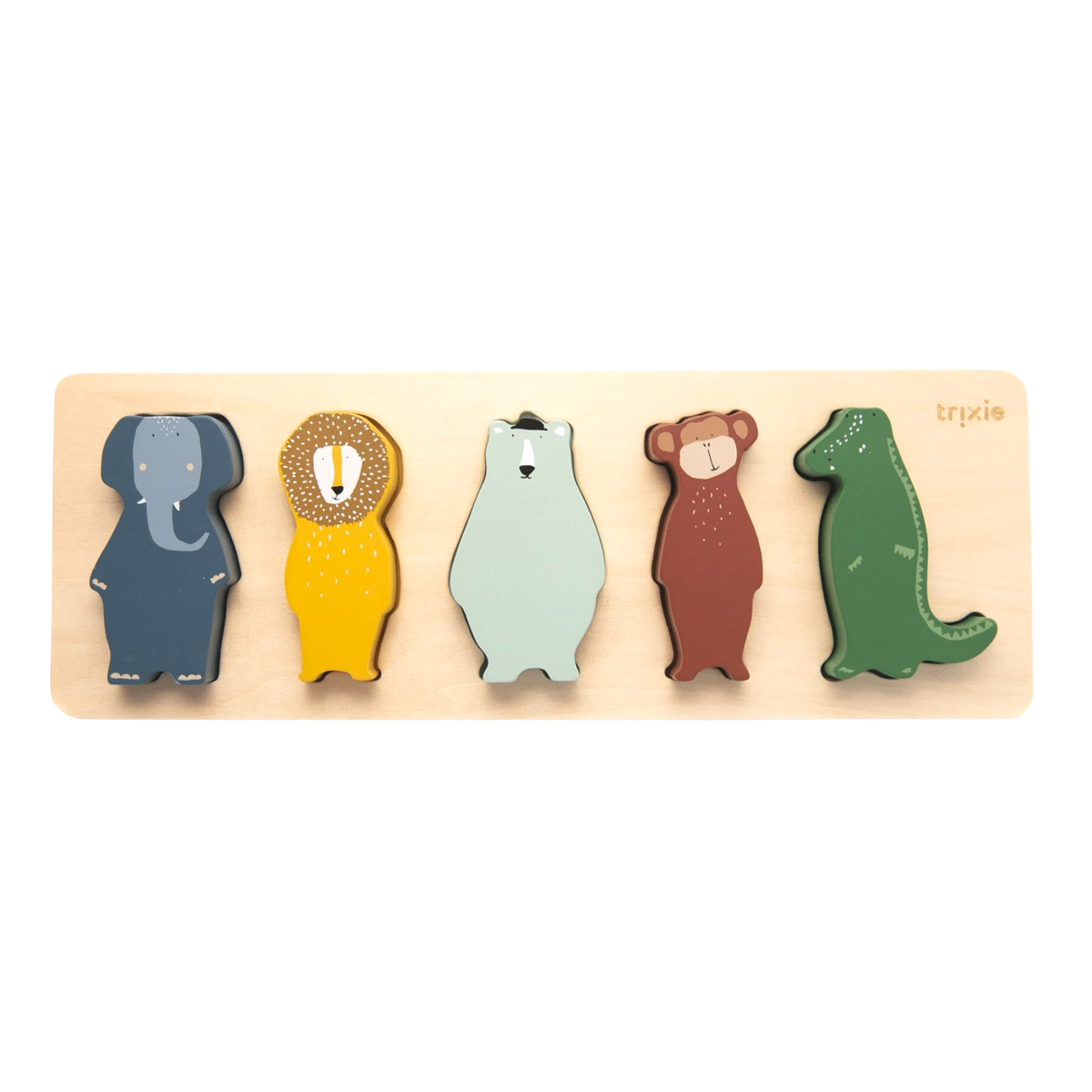 TRIXIE BABY Puzzle Animaux Multicolore