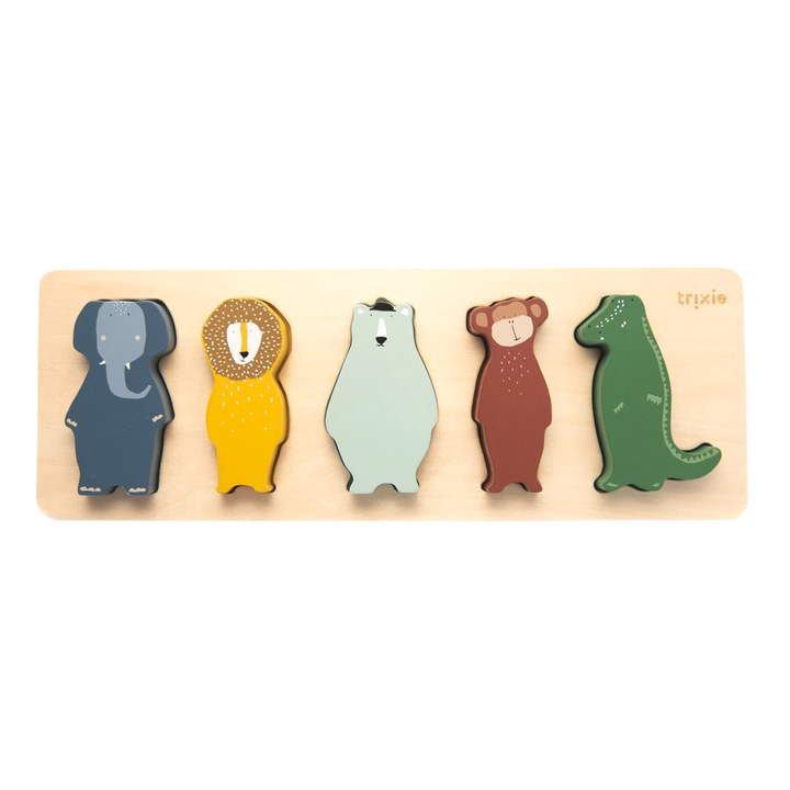 TRIXIE BABY Puzzle Animaux Multicolore