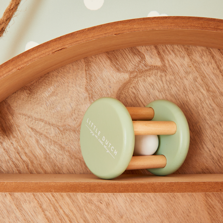 LITTLE DUTCH Hochet Little goose Vert