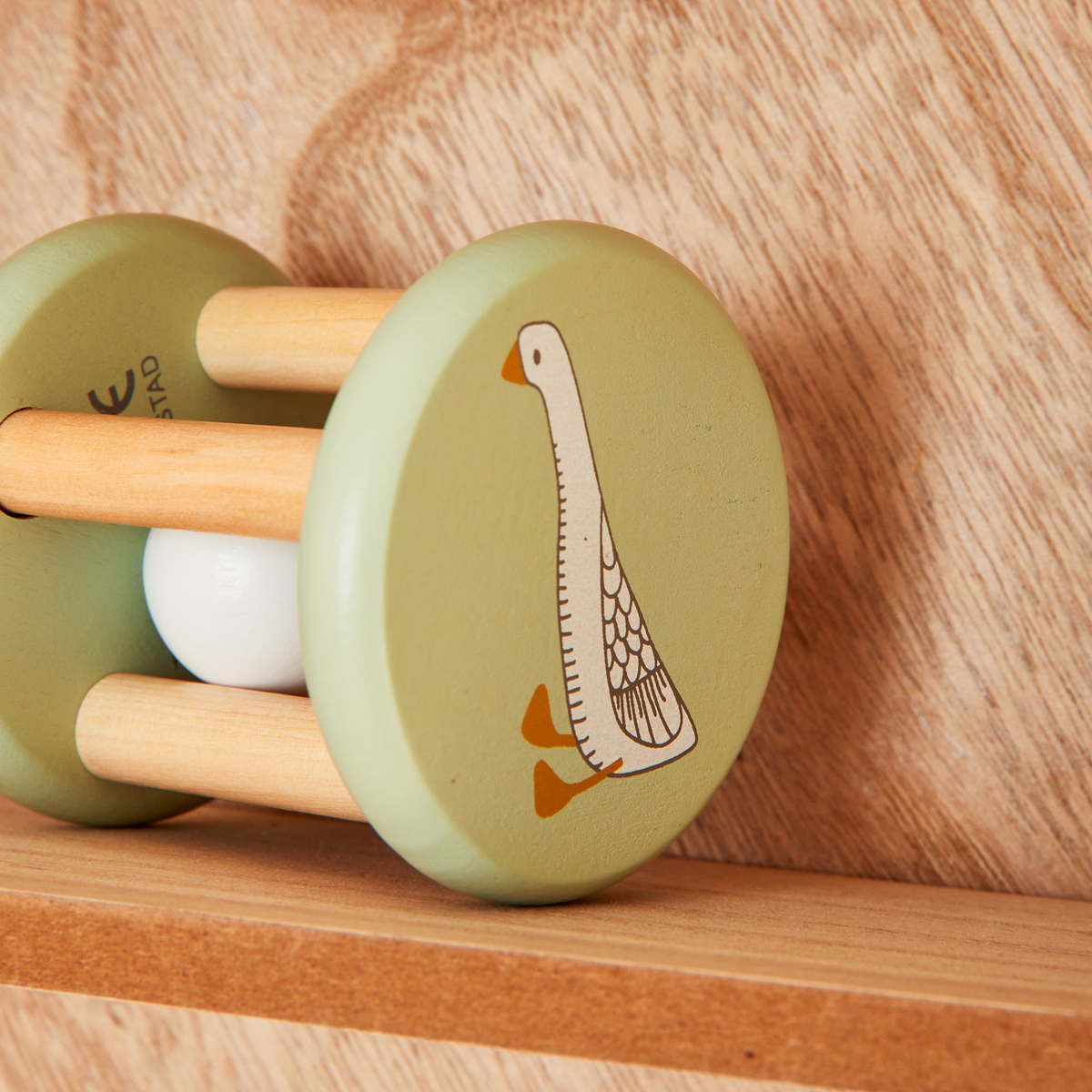 LITTLE DUTCH Hochet Little goose Vert