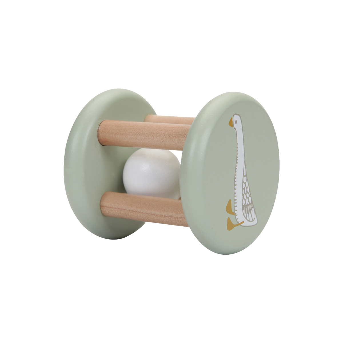 LITTLE DUTCH Hochet Little goose Vert