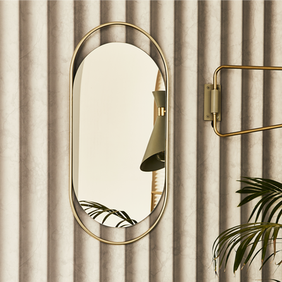 Miroir en métal Castille Or