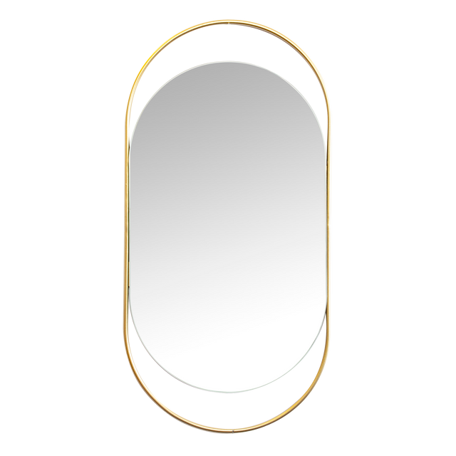 Miroir en métal CASTILLE 30 x 60 cm